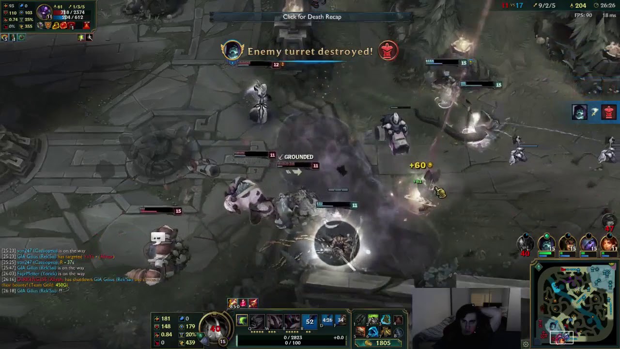 TOP godGilius MOMENTS 2017 Gilius Challenger soloq