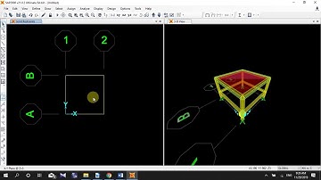 Sap2000 Basics - Modelling and Analysis of a Simple Structure