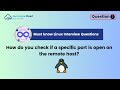 How to Check if a Port is Open on a Remote Host | #devops #linux #interview #questions #aws #series