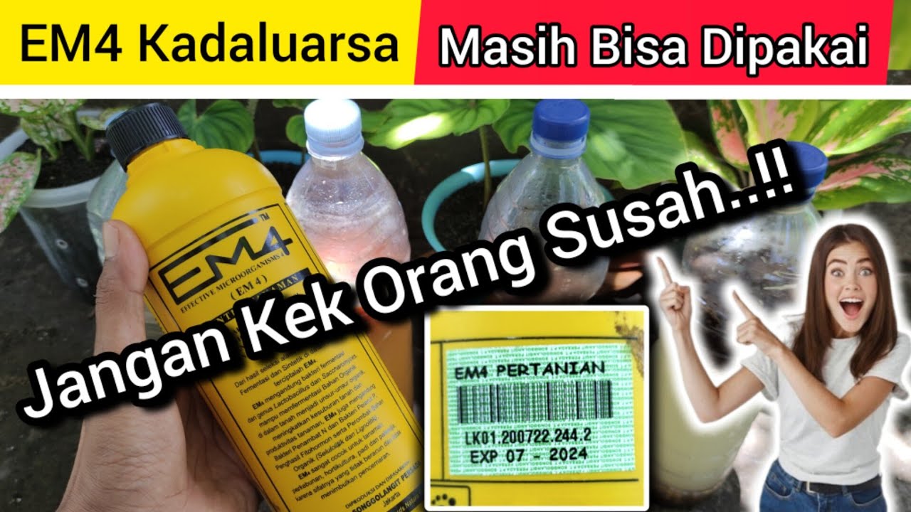 ⛔ Jangan Percaya‼️EM4 Sudah Kadaluarsa Masih Bisa di Pakai ❌ EM4 Pertanian, Perikanan, Peternakan 💥