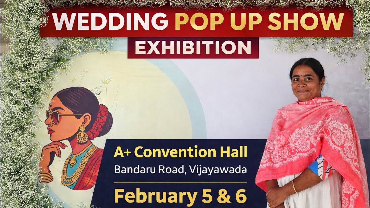 #wedding pop up show exhibition, Vijayawada 
