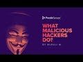 What Malicious Hackers do? - By Murali
