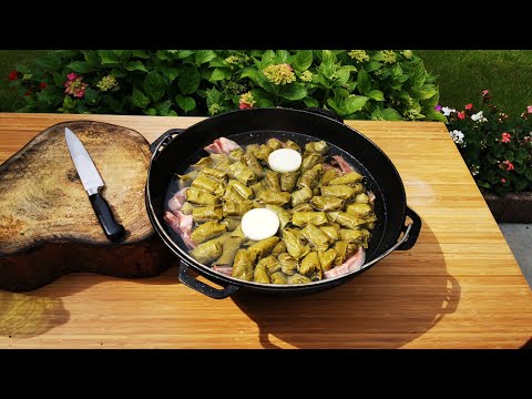 Азербайджанская долма в казане