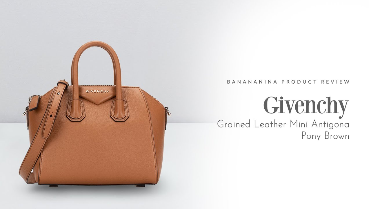 Givenchy Mini Antigona Leather Satchel In Tan