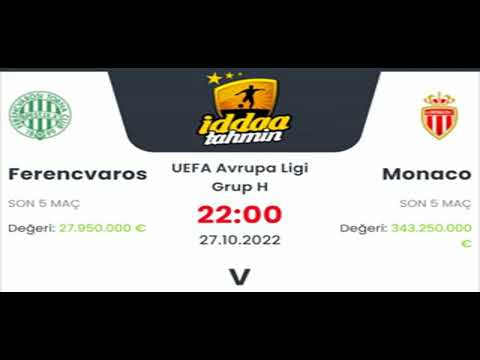 Ferencvaros Monaco İddaa Tahminleri 27 Ekim 2022 #iddaa