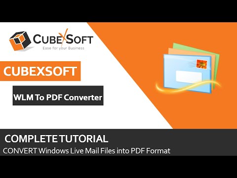 Convert Windows Live Mail to PDF Files With a Direct Method