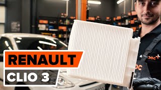 Kako zamenjati Filter notranjega prostora RENAULT CLIO III (BR0/1, CR0/1) - video vodič