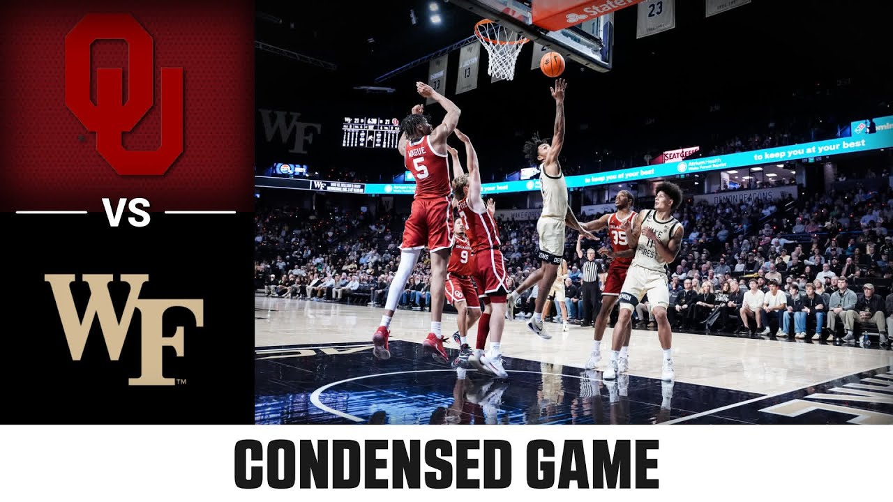 Oklahoma vs. Wake Forest Condensed Game | 2025-26 ACC Men's Basketball