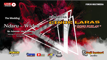 LIVE CINDE LARAS // Ngunduh Mantu NDARU & WIDYA // FOKUS MULTIMEDIA // PUJI LESTARI AUDIO