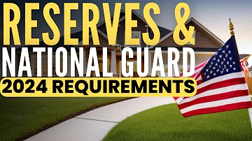 Revealed: 2024 Reserves & National Guard VA Loan Guidelines