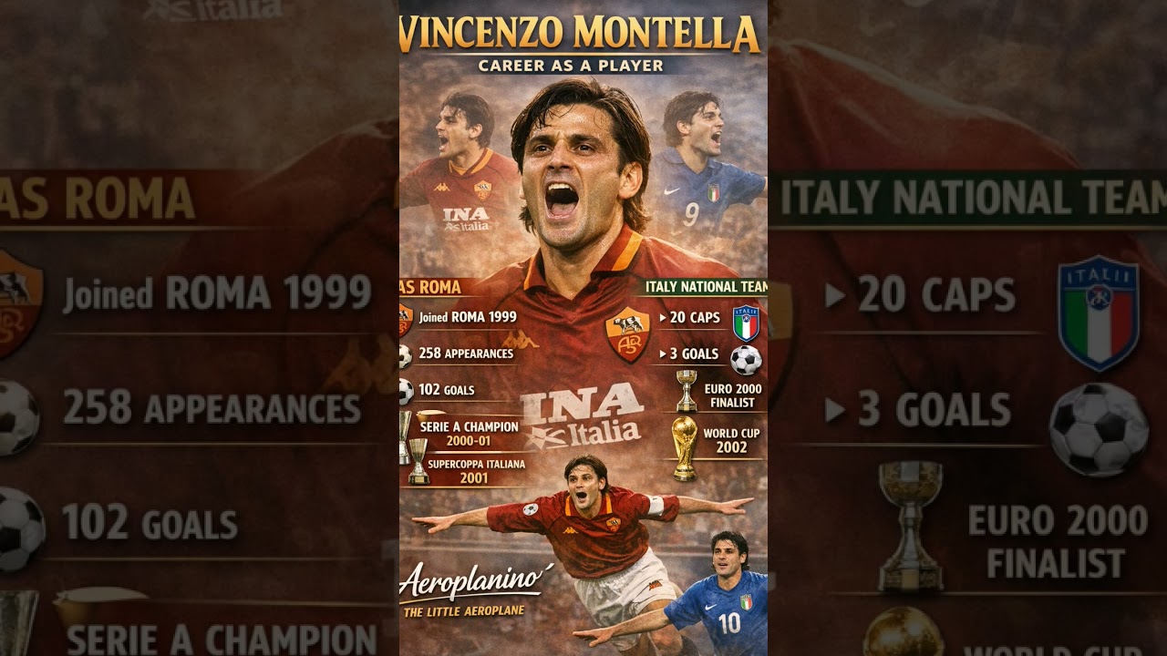 Legend AS Roma Player - Montella