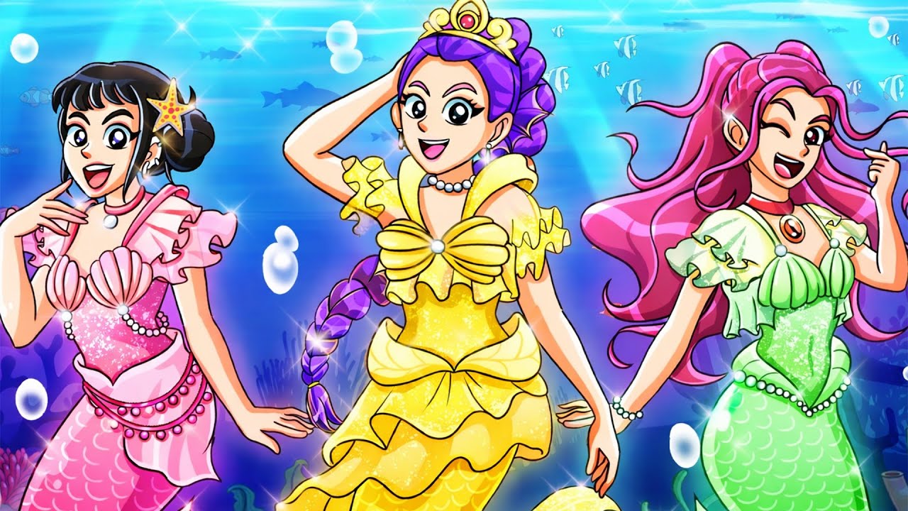 Kpop Demon Hunters en la Habitación de Sirenas! Cómo ser una Sirena Popular? | KPop Demon Animación