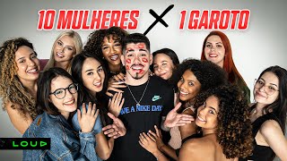 10 MULHERES vs 1 GAROTO num ENCONTRO 🥰