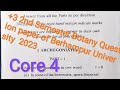 +3 2nd Semester Botany Question  paper of 2023 Berhampur University Odisha # Dhiraj Sabha #👍