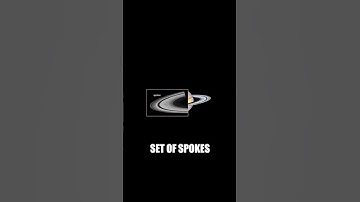 Movie of Saturn Ring Spokes #shorts #galaxy #space #nasa #science