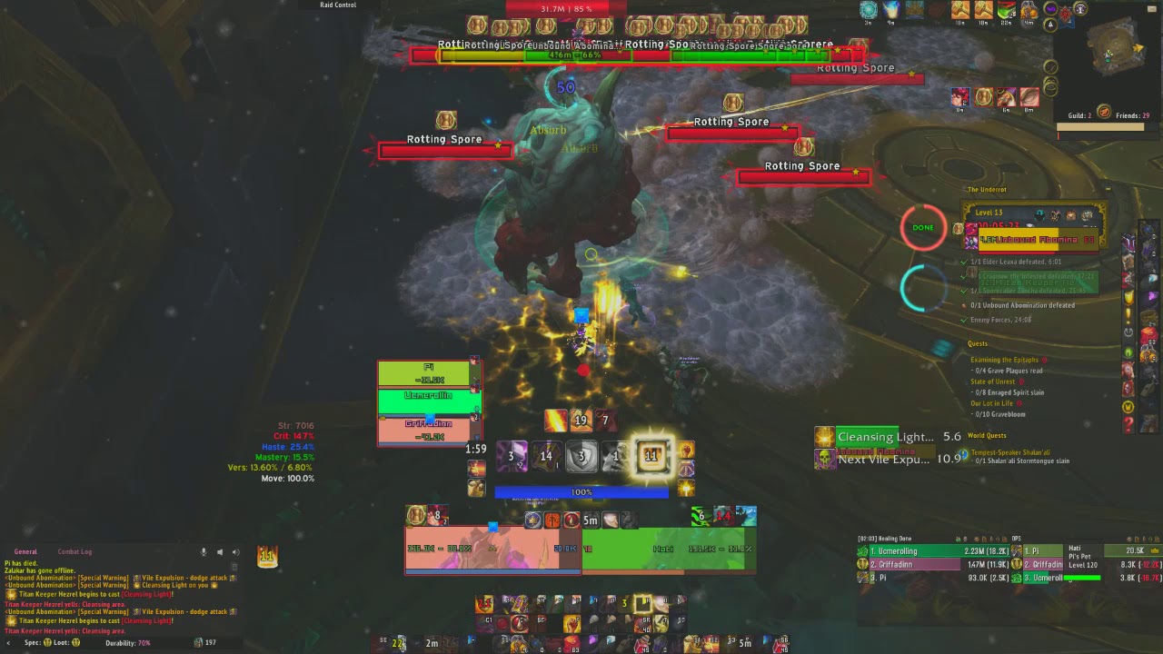 The Underrot 13 3 man last boss lol