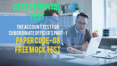 AP Departmental exam for Subordinate officer