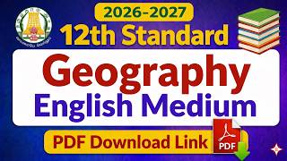 TN 12th Geography Book English Medium PDF Free Download 2026 Latest Samacheer Kalvi Syllabus