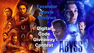 DIGITAL CODE GIVEAWAY CONTEST| DUNE: PART TWO & THE ABYSS | DEADLINE: FRIDAY 5/24/24 11:59PM EST