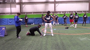 National Scouting Combine: DB-LB Broad & Jump 3 Cone