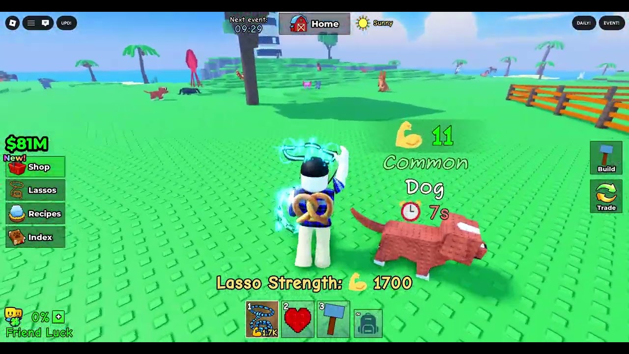 Catch and tame is the game name.