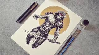 Ink Samurai Painting Tutorial #1 Promo