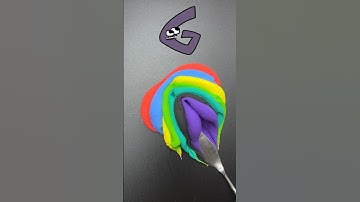 When I mixed A to G#alphabetlore #satisfying #satisfyingvideo #colormixing