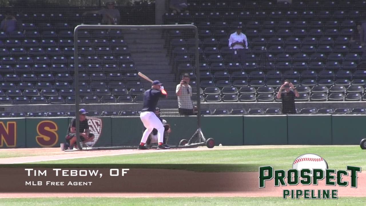 Tim Tebow Prospect Video, OF, Free Agent