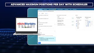 Boost Your Efficiency with Microworkers: Easy Campaign Scheduling with Maximum Positions per Day
