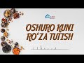 Oshuro kuni ro'za tutish