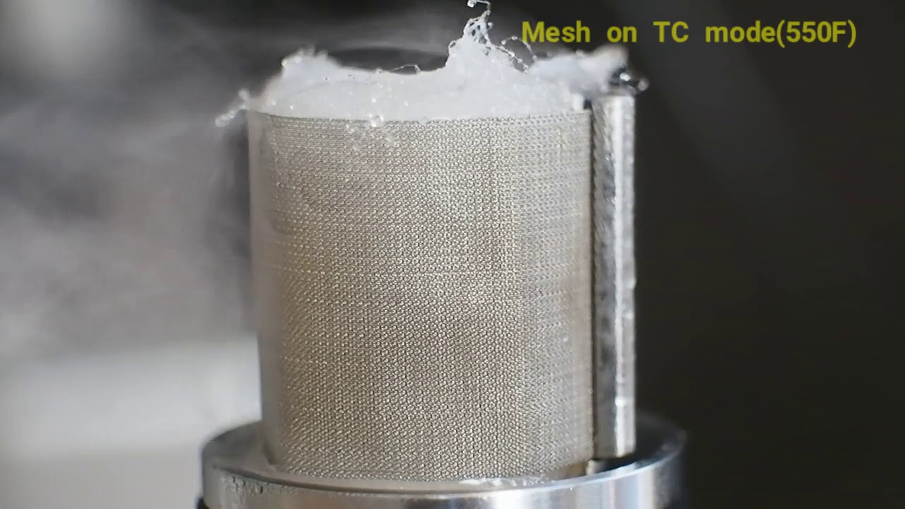 Ceto mesh RDA working on TC( Temperature Control) mode to avoid dry ...