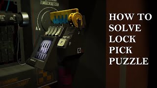 SIGNALIS - Lock Picking Puzzle // Easy way to solve