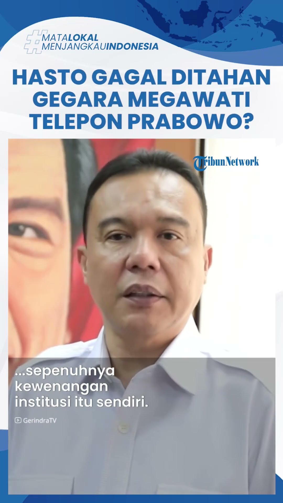 Beredar Isu Hasto Tak Ditahan karena Megawati Telepon Prabowo, Dasco Bantah Keras: Kewenangan KPK
