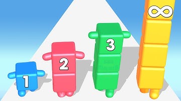 How to play LEVEL UP CUBES - Level Up Number Block Run Race Stack Master Max Level Freeplay All Game