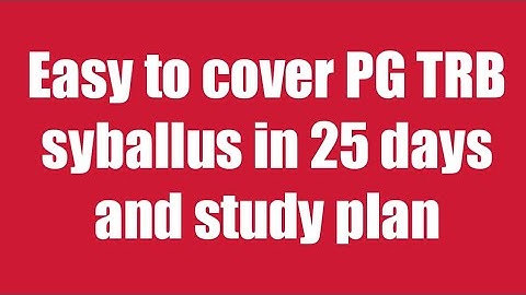 Pg Trb/ Trb physics/ study plan/ motivation/ 10 units physics complete notes/ psychology