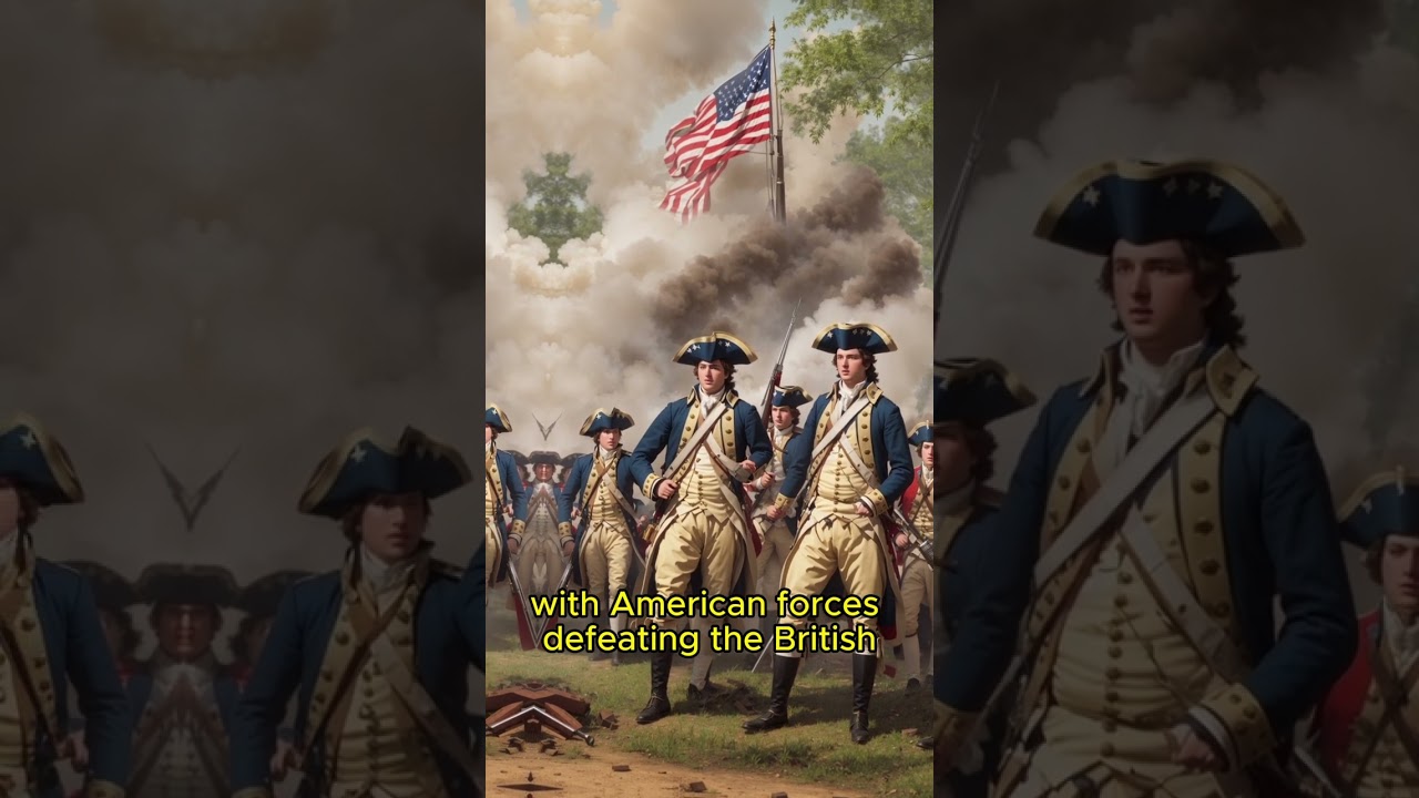 Major Battles In The Revolutionary War  #americanrevolution #history #shorts