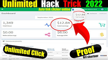 Earn $5 Per Day Just Copy This Method! Url Shortener Unlimited |Auto link clicker online ||👍try this