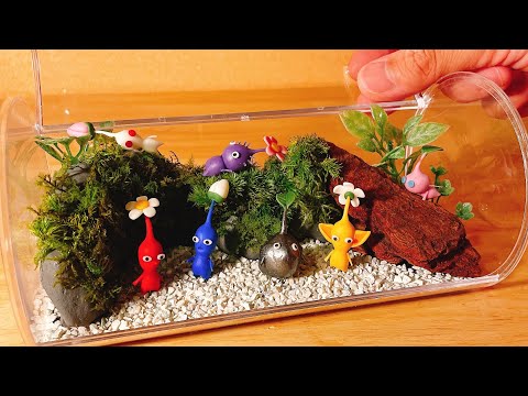 100均素材だけで作るピクミンテラリウム〜How to make Pikmin