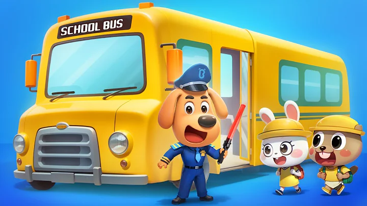 Kids Learn School Bus Safety Tips | Sheriff Labrador | Kids Cartoons | BabyBus TV