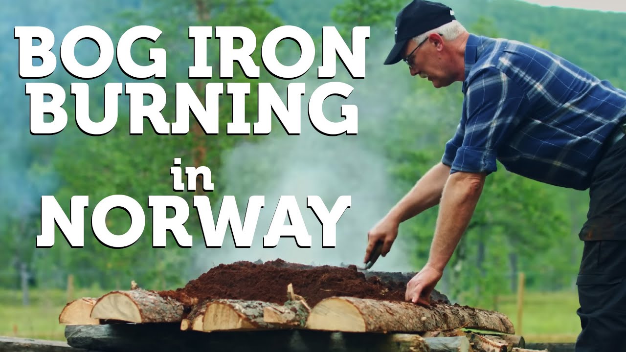 Jernblestring i Budalen - Brenning av jern fra myrmalm