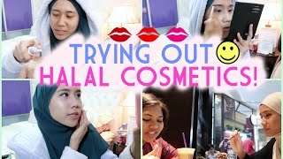 TRYING OUT HALAL MAKEUP!