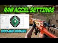 the BEST Raw Accel Setting for Valorant in 2026