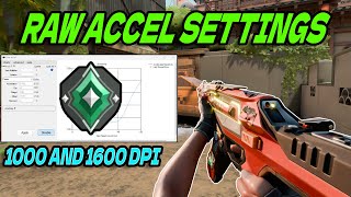 the BEST Raw Accel Setting for Valorant in 2026