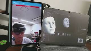 Real-time Streaming of Virtual Face to HoloLens2