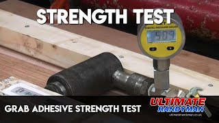 Grab adhesive strength test