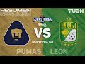 Resumen y goles | Pumas vs León | Final Ida - Guard1anes 2020 Liga BBVA MX | TUDN