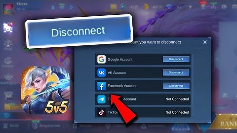 How To Disconnect Facebook or Any Social Media on Mobile Legends 2025