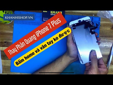 Video Hướng dẫn thay phản quang iPhone 7 Plus ở quận 6 - YouTube