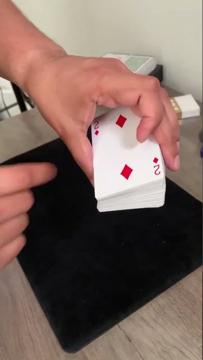 This is how you cheat at cards…