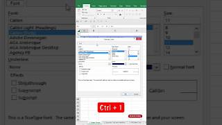 Use of SuperScript in Excel #ExcelTricks #Shorts #reels